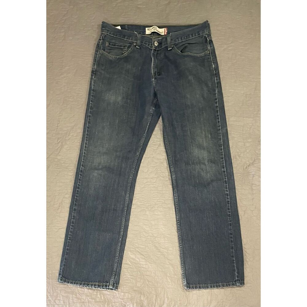 Levi’s Relaxed Straight Men’s Jeans 34x34 Dark Wash